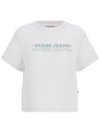 guess γυναικείο t-shirt με logo print boxy fit  σε προσφορά