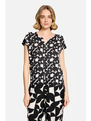 betty & co γυναικεία μπλούζα με print - 2999/3416 ασπρόμαυρο σε προσφορά