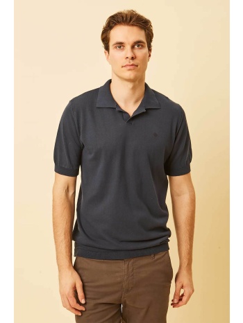 dors ανδρική πλεκτή μπλούζα πόλο με v open-collar και σε προσφορά