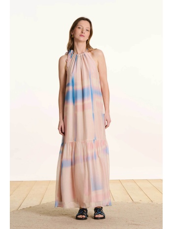 la fée maraboutée γυναικείο αμάνικο maxi φόρεμα με tie-dye σε προσφορά