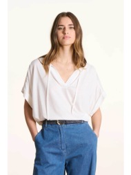 la fée maraboutée γυναικεία μπλούζα μονόχρωμη loose fit - fl-ts-fino-m εκρού
