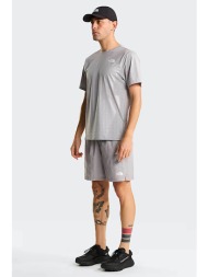 the north face ανδρικό σορτς standard fit `24/7 pentadome embossed 7`` - nf0a8g89a911 γκρι