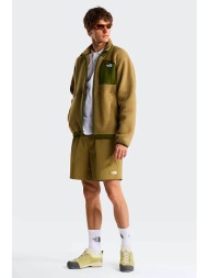 the north face ανδρικό σορτς regular fit `class v pathfinder 7` pull-on` - nf0a8b5t2el1 μουσταρδί
