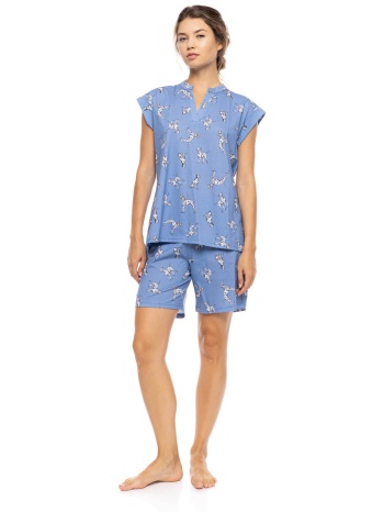 pink label σετ γυναικείες πιτζάμες με σορτς `dalmatian σε προσφορά