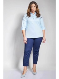parabita γυναικείο παντελόνι chino straight fit - 012610209706 μπλε