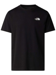 the north face ανδρικό t-shirt regular fit `mountain sketch` - nf0a8guzjk31 μαύρο