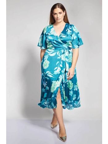 parabita γυναικείο midi φόρεμα με floral print  σε προσφορά