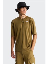 the north face ανδρικό t-shirt standard fit `shadow` - nf0a87tu2el1 μουσταρδί