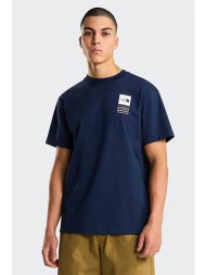 the north face ανδρικό t-shirt relaxed fit `celebration graphic` - nf0a8gar8k21 σκούρο μπλε