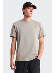 the north face ανδρικό t-shirt relaxed fit `van life graphic` - nf0a8gqn2mb1 μπεζ