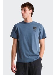 the north face ανδρικό t-shirt regular fit `icon celebration graphic` - nf0a8gas0u31 μπλε
