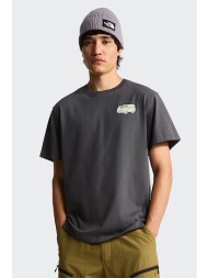 the north face ανδρικό t-shirt relaxed fit `van life graphic` - nf0a8gqnrhi1 ανθρακί