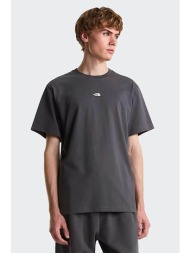 the north face ανδρικό t-shirt relaxed fit `essential centre logo` - nf0a8gqerhi1 ανθρακί