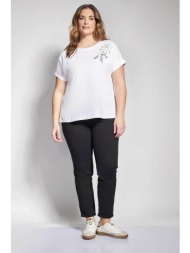 parabita γυναικείο παντελόνι slim fit - 012610205378 μαύρο