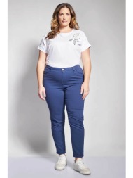 parabita γυναικείο παντελόνι slim fit - 012610205378 μπλε