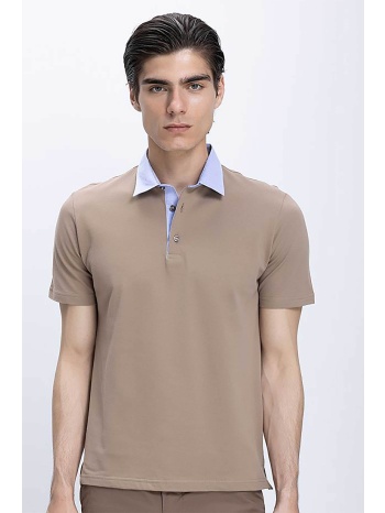 vardas ανδρική πόλο μπλούζα μονόχρωμη regular fit 