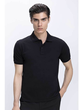 vardas ανδρική μπλούζα πόλο μονόχρωμη regular fit  σε προσφορά
