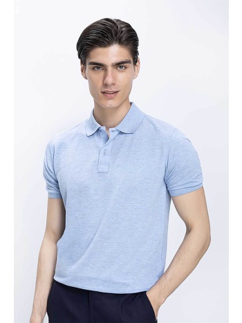 vardas ανδρική μπλούζα πόλο μονόχρωμη regular fit  σε προσφορά