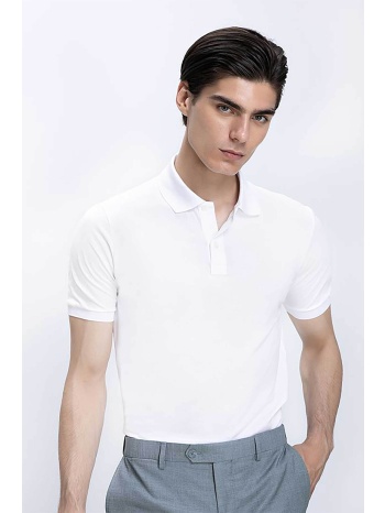 vardas ανδρική μπλούζα πόλο μονόχρωμη regular fit  σε προσφορά