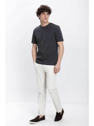 kaiser hoff ανδρικό παντελόνι chino regular fit - d124001321202100 μπεζ