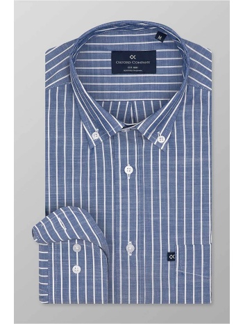 oxford company ανδρικό sport πουκάμισο button down ριγέ σε προσφορά