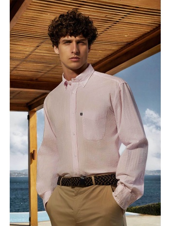 oxford company ανδρικό sport πουκάμισο button down ριγέ