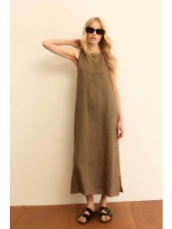 emme by marella γυναικείο φόρεμα maxi `emmvelo` - 2615221352200 μπεζ