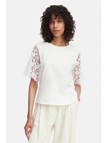 emme by marella γυναικείο t-shirt με δαντέλα στα μανίκια σε προσφορά