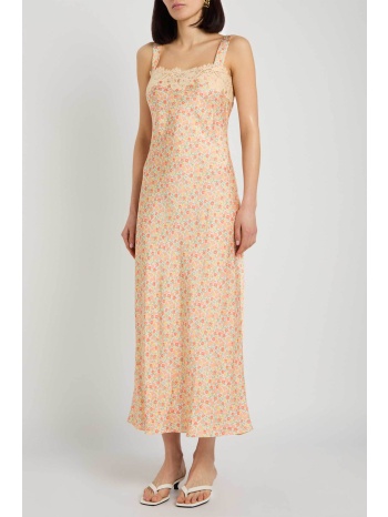 rixo γυναικείο maxi φόρεμα με floral print `rosamarie`  σε προσφορά