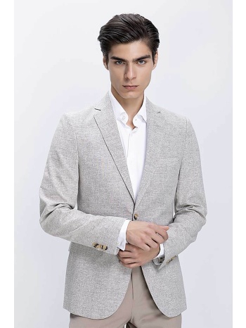 vardas ανδρικό σακάκι μονόχρωμο modern fit  σε προσφορά