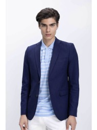 vardas ανδρικό σακάκι μονόχρωμο modern fit - d104000871106100 μπλε