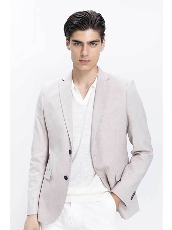 vardas ανδρικό σακάκι μονόχρωμο modern fit  σε προσφορά