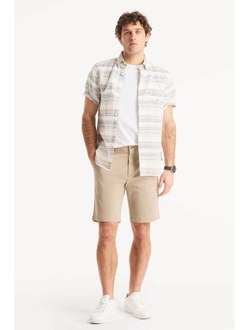 nautica ανδρική βερμούδα chino classic fit - br9102 μπεζ σε προσφορά