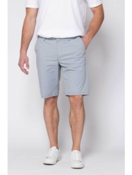 the bostonians ανδρική βερμούδα chino regular fit - en0847t303 γκρι γαλάζιο