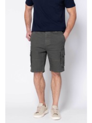 the bostonians ανδρική βερμούδα cargo regular fit - en202610 χακί