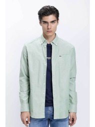 basefield ανδρικό overshirt regular fit - d254001941500101 πράσινο
