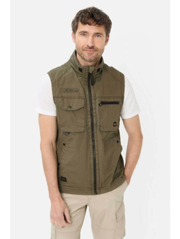 camel active ανδρικό αμάνικο μπουφάν με ψηλό λαιμό και σε προσφορά
