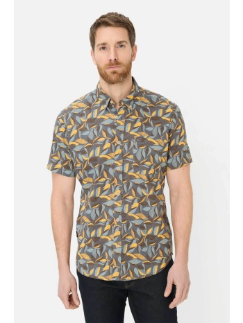 camel active ανδρικό κοντομάνικο πουκάμισο button down με σε προσφορά