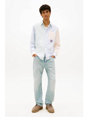 tommy jeans ανδρικό τζιν παντελόνι straight fit `otis`  σε προσφορά