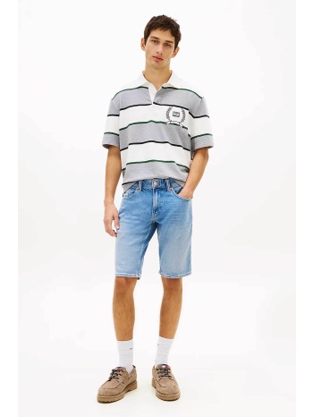 tommy jeans ανδρική βερμούδα denim slim fit `ronnie σε προσφορά
