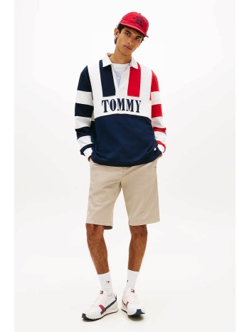 tommy jeans ανδρική βερμούδα chino `otis` - dm0dm23068 μπεζ σε προσφορά