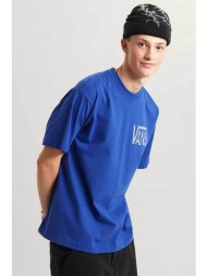 vans ανδρικό t-shirt loose fit `side talk` - vn000sxdfrx1 μπλε