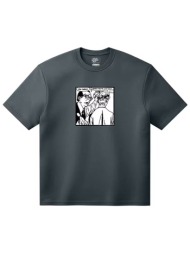 vans ανδρικό t-shirt loose fit `they are just shoes` - vn000vy4frj1 πράσινο σκούρο