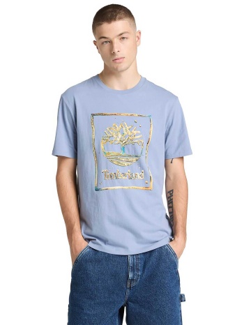 timberland ανδρικό t-shirt με λογότυπο regular fit `water σε προσφορά