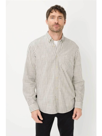 camel active ανδρικό πουκάμισο button down με ριγέ σχέδιο σε προσφορά