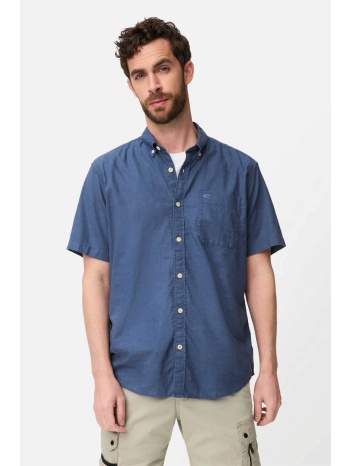 camel active ανδρικό κοντομάνικο πουκάμισο button down με σε προσφορά