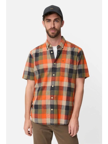 camel active ανδρικό κοντομάνικο πουκάμισο button down με σε προσφορά