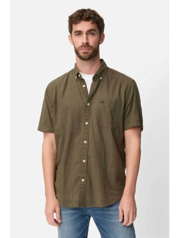 camel active ανδρικό κοντομάνικο πουκάμισο button down με σε προσφορά