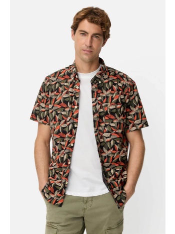 camel active ανδρικό κοντομάνικο πουκάμισο button down με σε προσφορά