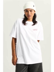 vans γυναικείο t-shirt loose fit `crystal dream` - vn000xebwht1 λευκό